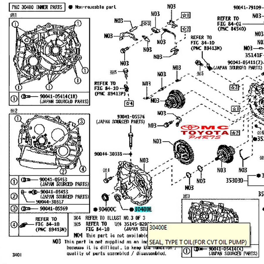 Seal Pompa Oli CVT Matic Avanza Veloz Xenia 2022 Agya Ayla 2023 Yaris Cross Raize Rocky Original Toyota 9004A-31068 Oil Sil Seal Pompa Oli Seal Converter Matic Matik Automatic