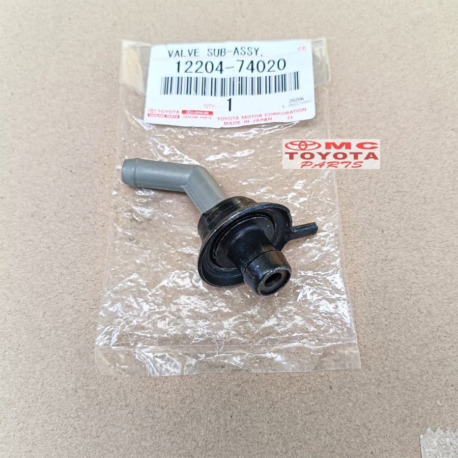 Valve Tutup Klep Valve PCV PVC Corona Absolut ST191 Camry SXV10 2.0 2000cc Original Toyota 12204-74020 Valve Angin Sensor Valve Ventilation Ventilator