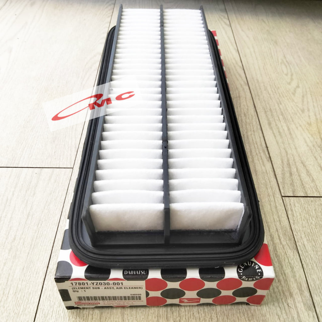Saringan Filter Udara Element Sub Assy Air Cleaner Sirion 2007-2016 Asli Ori Original Daihatsu 17801-YZ030-001