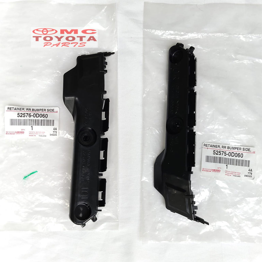 Support Bracket Breket Bumper Retainer Belakang Kanan Kiri Toyota Yaris Original 52575-0D060 52576-0D060