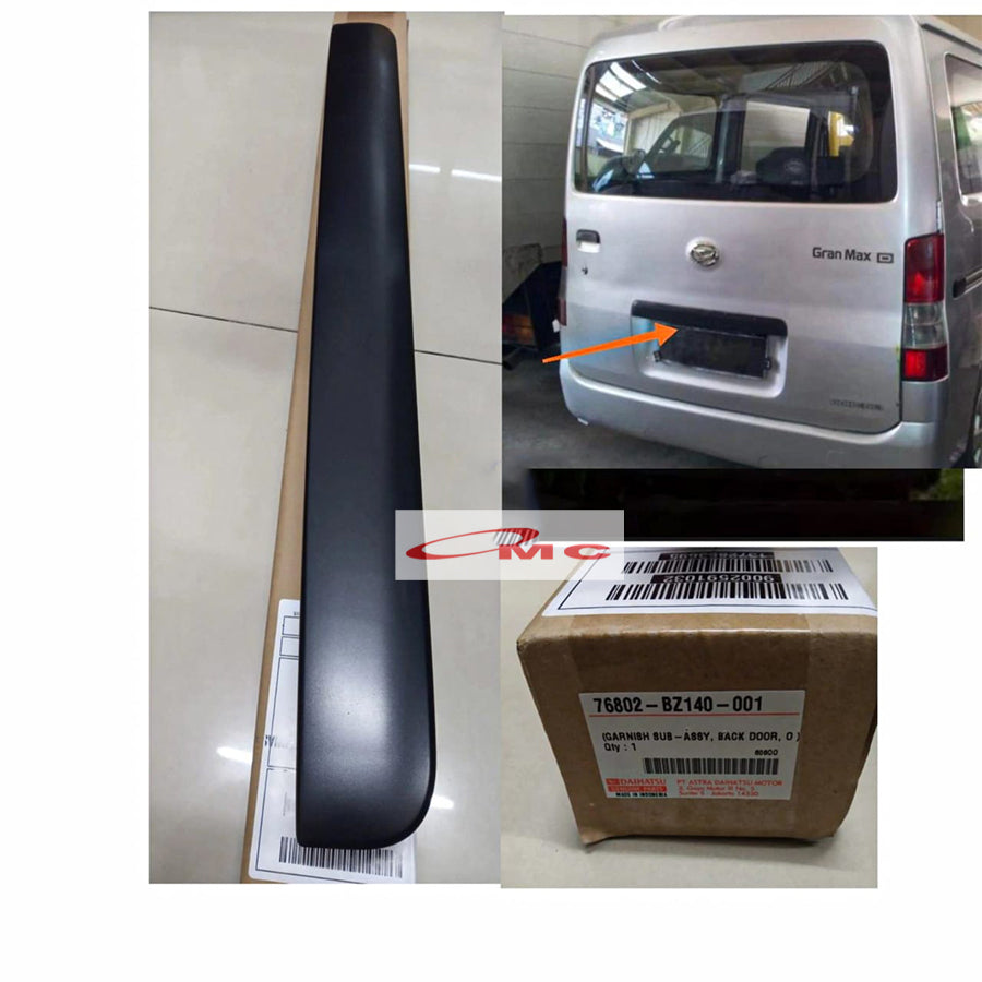 Trunklid Handle Pintu Bagasi Buka Samping Daihatsu Gran Max Original 76802-BZ140-001 Trunk Lid Trunklid Bagasi Belakang Grand Max Grandmax Granmax Lis List Pintu Bagasi Belakang Garnish Back Door