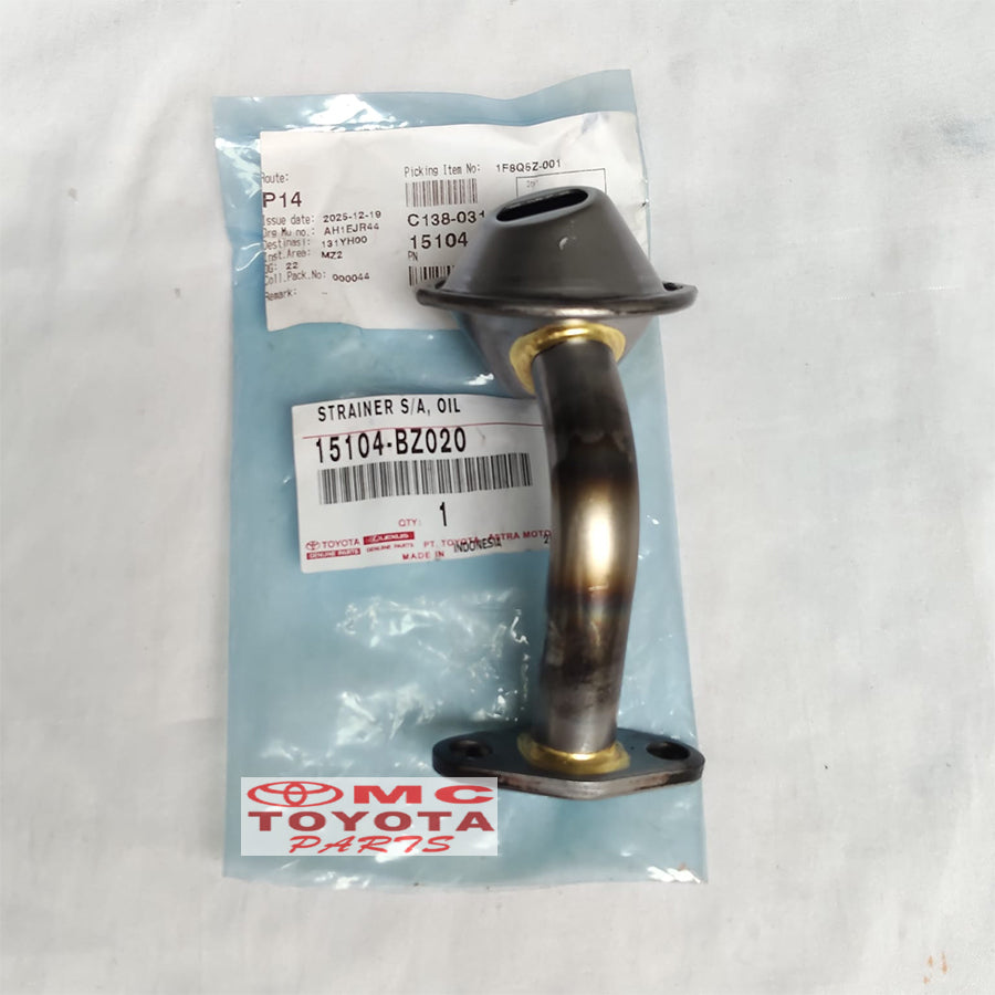 Strainer Oil Pump Manual Agya Ayla Sigra 1000cc Original 15104-BZ020 Stainer Strainer Pompa Oli