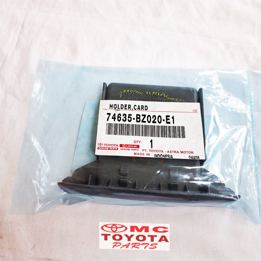 Tempat Kartu Dashbord Card Holder Tempat Kartu e-Toll Avanza Xenia 2007-2011 Original 74635-BZ020-E1 Dashboard