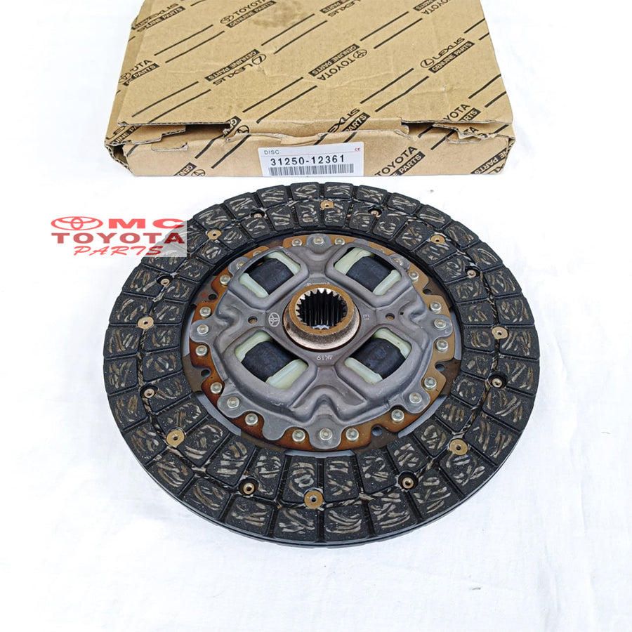 Plat Kampas Kopling Clutch Disc Corolla Altis Soluna Vios Old Lama Gen 1 Original Toyota 31250-12361 Plat Kopling Clucth Disk