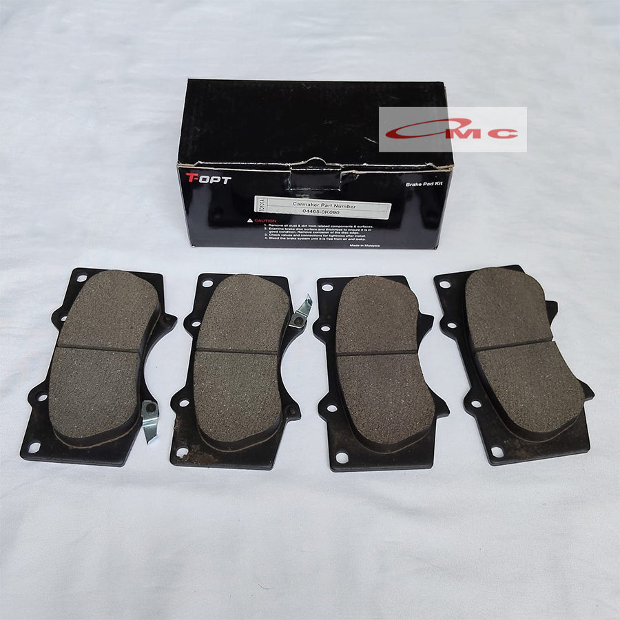 Brake Pad Kampas Rem Fortuner Hilux Original T-OPT 04465-TT202-8M