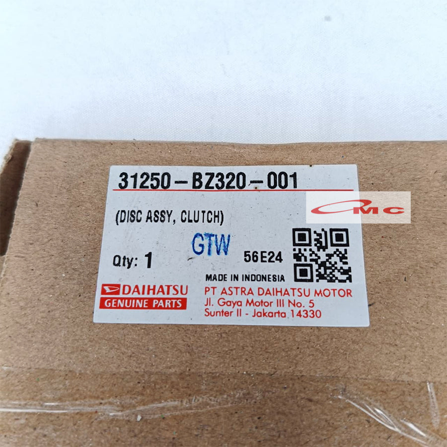 Plat Kopling Clutch Disc All New Avanza Xenia Veloz 2022 up Raize Rocky Vios Yaris Original 31250-BZ320-001 Kampas Plat Kopling Kampas Kopling Disc Clutch Disk