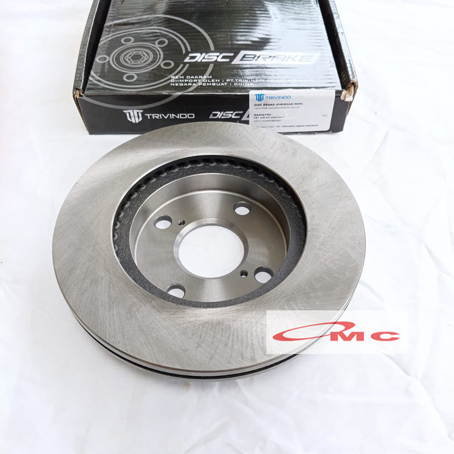 Disk Brake Piringan Rem Depan Daihatsu Sirion 2007-2015 Trivindo 43512-BZ042-TRV
