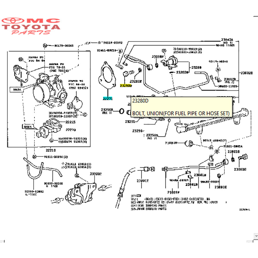 Gasket Throtole Body Paking throtole Body Kijang Original Tuv Qualis Hilux Hiace Van Comuter 22271-75010