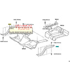 Jepit Karpet Original Toyota Dyna Saurus Hino Dutro  Kanan Kiri 67914-0W020-B0 67913-0W020-B0