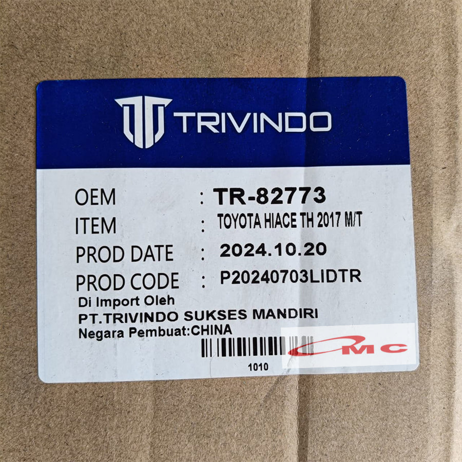 Radiator Toyota Hiace Commuter Manual MT 2016 Up Trivindo TR-82773