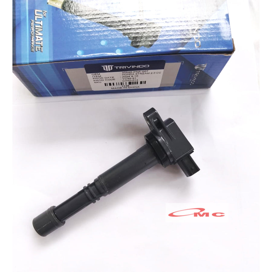 Coil Ignition Busi Honda Stream Civic Century 1.7 1700 CC 30520-PNA-007  Koil Pengapian Ignition Coil Original 30520-PNA-007-TRV