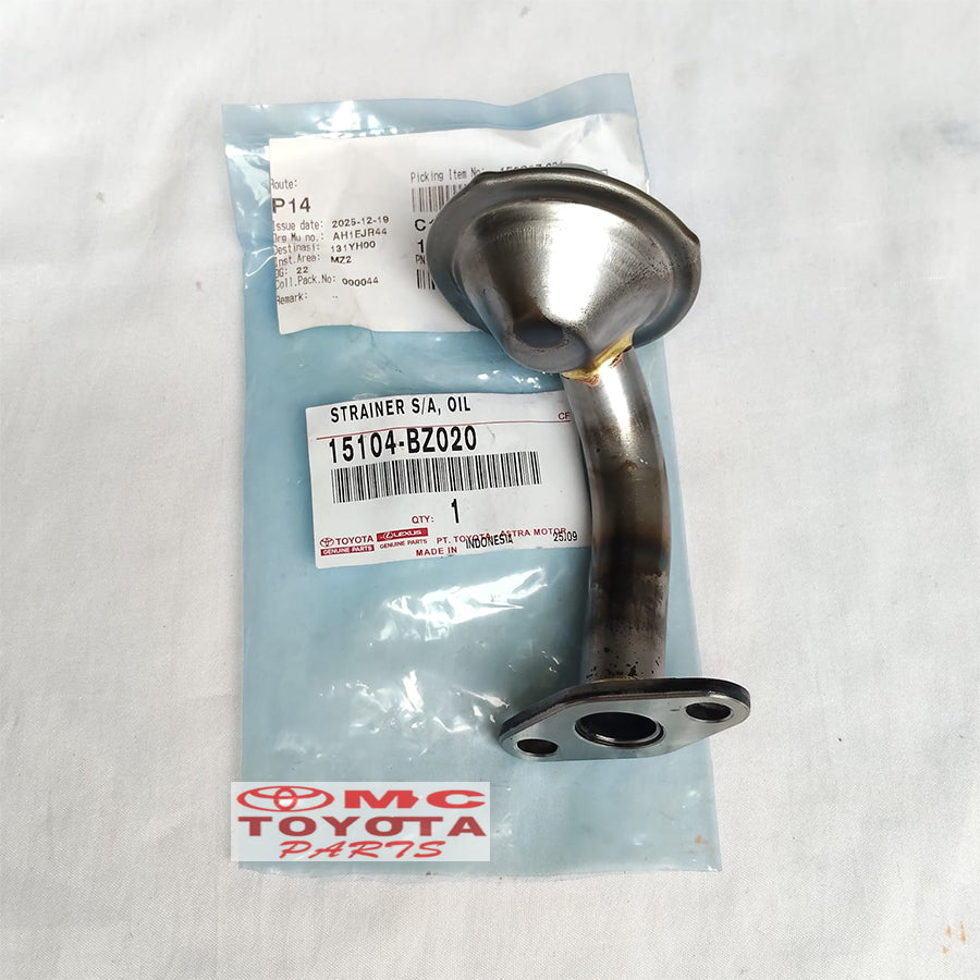 Strainer Oil Pump Manual Agya Ayla Sigra 1000cc Original 15104-BZ020 Stainer Strainer Pompa Oli