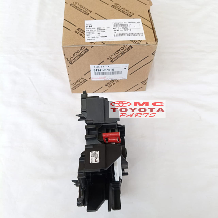 Panel Base Switch Dudukan Dasar Rumah Saklar Lampu Depan dan Wiper Grand Avanza Veloz Great Xenia Calya Sigra Agya Ayla Original 84941-BZ010