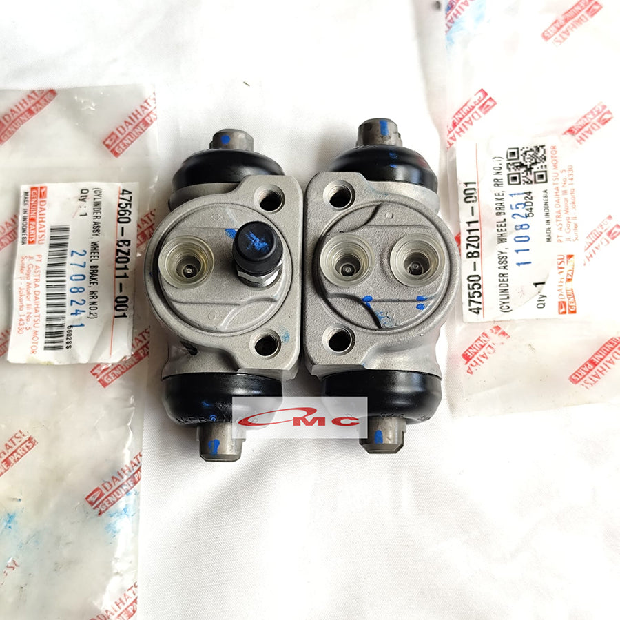 Wheel Cylinder Master Rem Roda Belakang Kanan Kiri Avanza Xenia 2004-2021 47550-BZ011-001 47560-BZ011-001Original Daihatsu