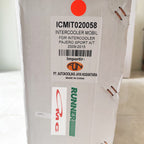 Intercooler Inter Cooler Pajero Sport Strada Triton 2.5CC Matic RUNNER ICMIT020058 Original Runner Intercoler