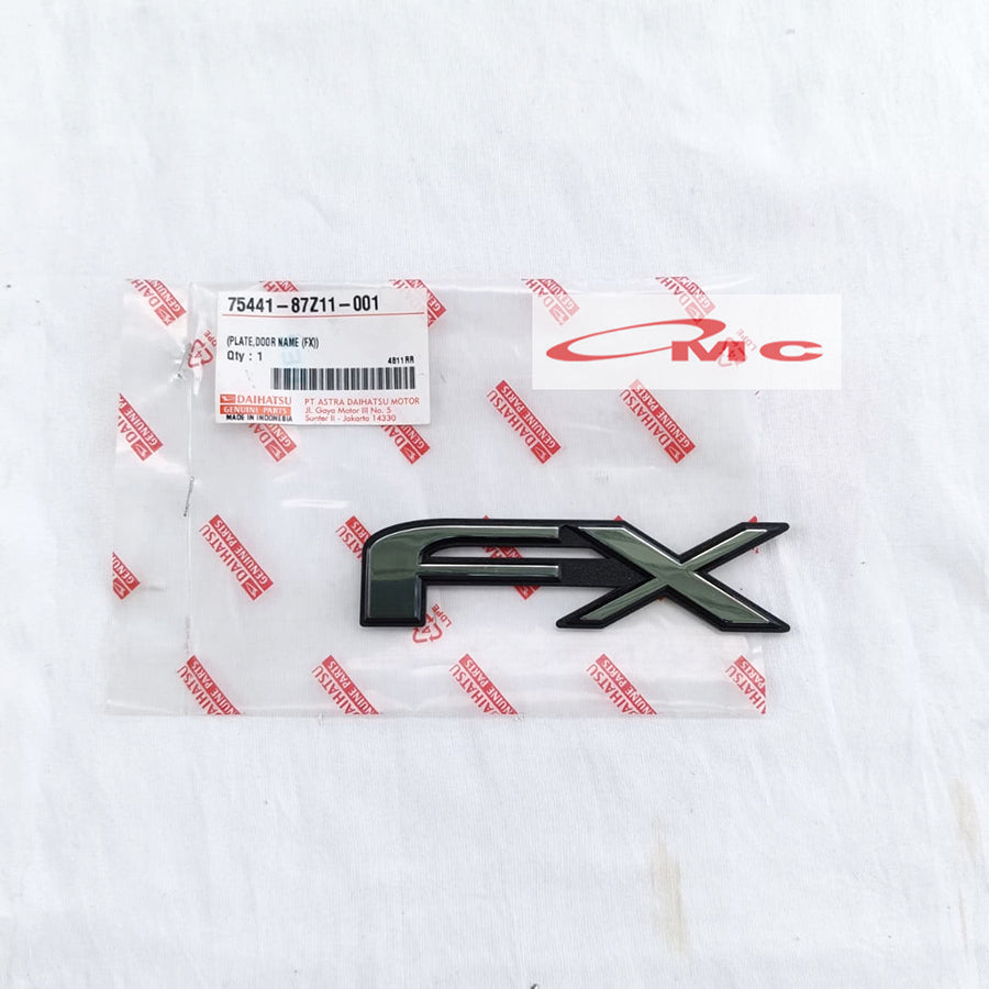 Emblem Tulisan FX Taruna C Series Daihatsu 75441-87Z11-001