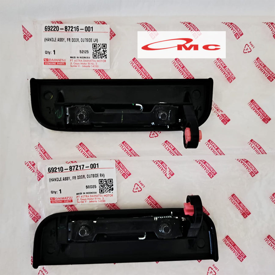 Handle Pintu Depan Luar Kanan Kiri Avanza Xenia Lama Agya Ayla Gran Max Luxio Espass Taruna Original 69210-87Z17-001 / 69220-87216-001 Handel Gagang Pegangan Tarikan Pintu Luar Depan