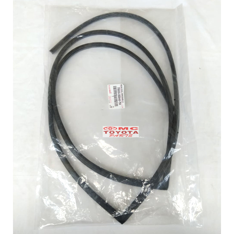 Lis Karet Kaca Depan Moulding Wingshield Vios Gen1 Old Lama Original Toyota 75533-0D040-TH