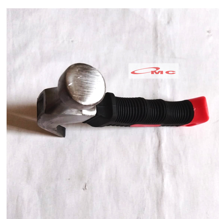Palu Kambing Mini 8 OZ Palu Cebol Pendek Mini Claw Hammer Alat Pertukangan Pendek Gagang Karet