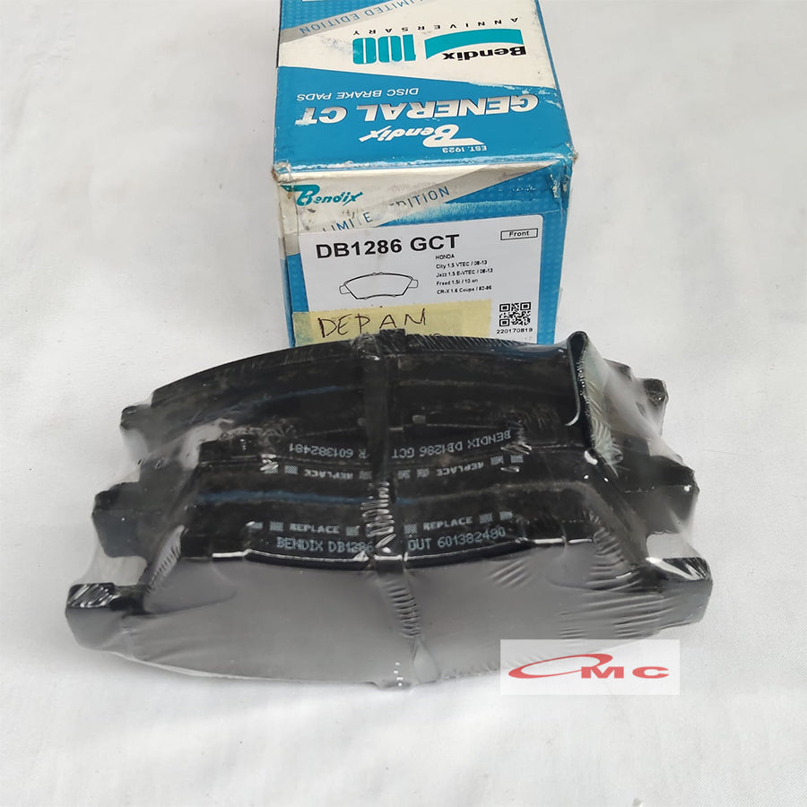 Brake Pad Kampas Rem depan  New Jazz honda freed New City Mobilio Stream 1.7 ferio Honda Civic  Bendix DB-1286