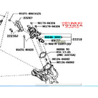 Seal Oring Actuator ISC Original Gran Max Luxio Agya Ayla 1.0 1000cc 9004B-30023 Oil Seal Actuator ISC Seal O Ring Granmax