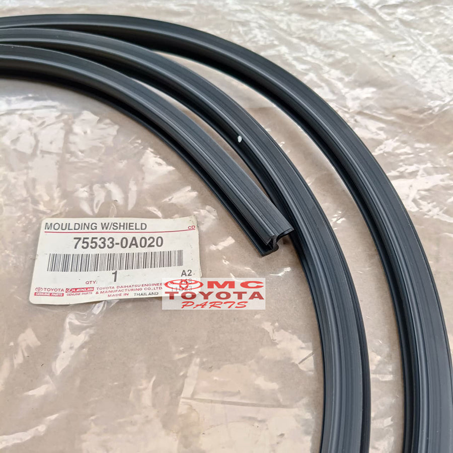 List Kaca Depan Soluna Gli Original Toyota 75533-0A020 Lis Kaca Depan Karet Kaca Depan Soluna Gli Moulding Windshield