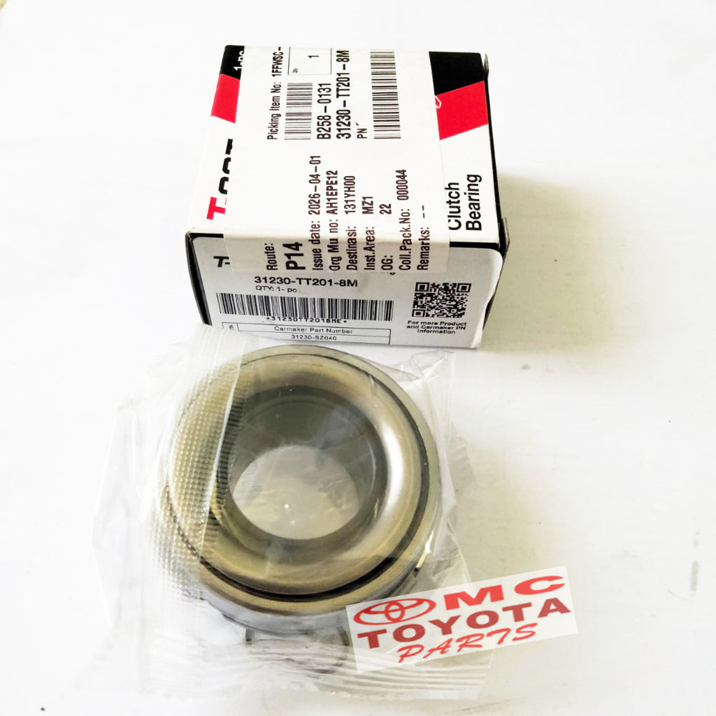 Drag Dek Laher Bearing Deklaher  Bearing Kopling Clutch Xenia Terios GrandMax Asli ORI Original T-OPT 31230-TT201-8M Genuine Parts