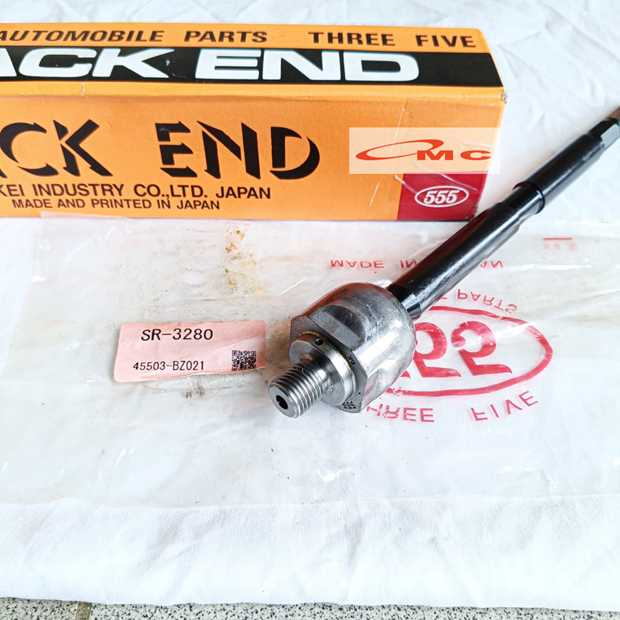 Rack End Long Tierod Daihatsu Sirion Original 555 Japan SR-3280 / 45503-BZ021 Rackend Long Tie Rod Tirot Panjang Terot Tirod