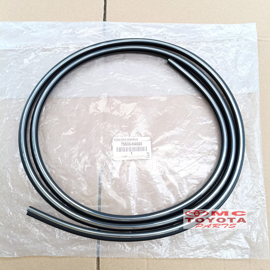 List Kaca Depan Soluna Gli Original Toyota 75533-0A020 Lis Kaca Depan Karet Kaca Depan Soluna Gli Moulding Windshield