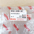 Karet Channel Rel Kaca Pintu Tengah Daihatsu Espass Original 68142-87Z10-001 / 68152-87Z03-001 Run Channel Karet Rel Kaca Pintu Tengah Kanan Kiri List Karet Kaca Karet Chanel Run Chanel