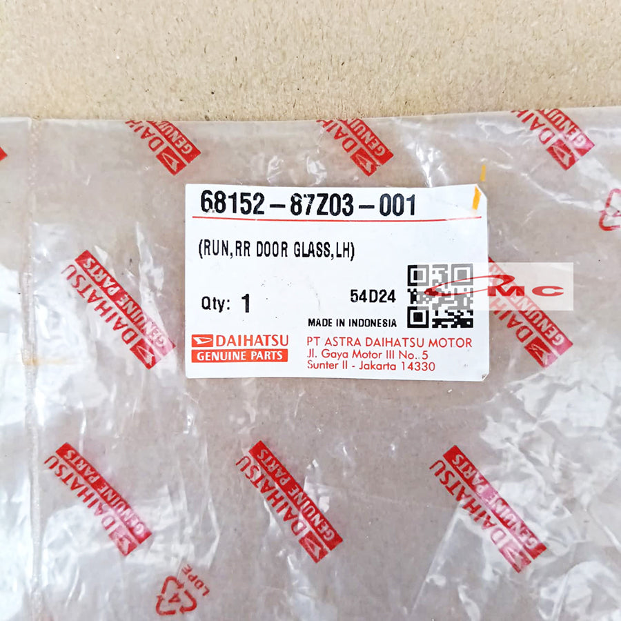 Karet Channel Rel Kaca Pintu Tengah Daihatsu Espass Original 68142-87Z10-001 / 68152-87Z03-001 Run Channel Karet Rel Kaca Pintu Tengah Kanan Kiri List Karet Kaca Karet Chanel Run Chanel
