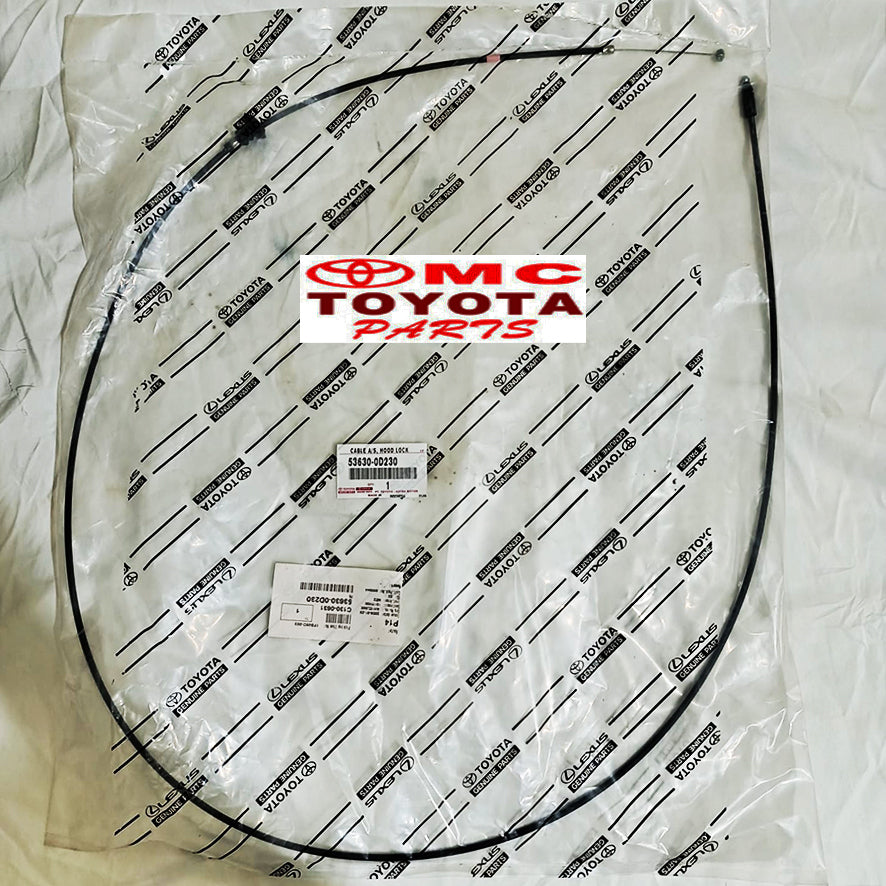 Kabel Sling Tarikan kap Mesin Depan New Yaris All New Vios Original 53630-0D230
