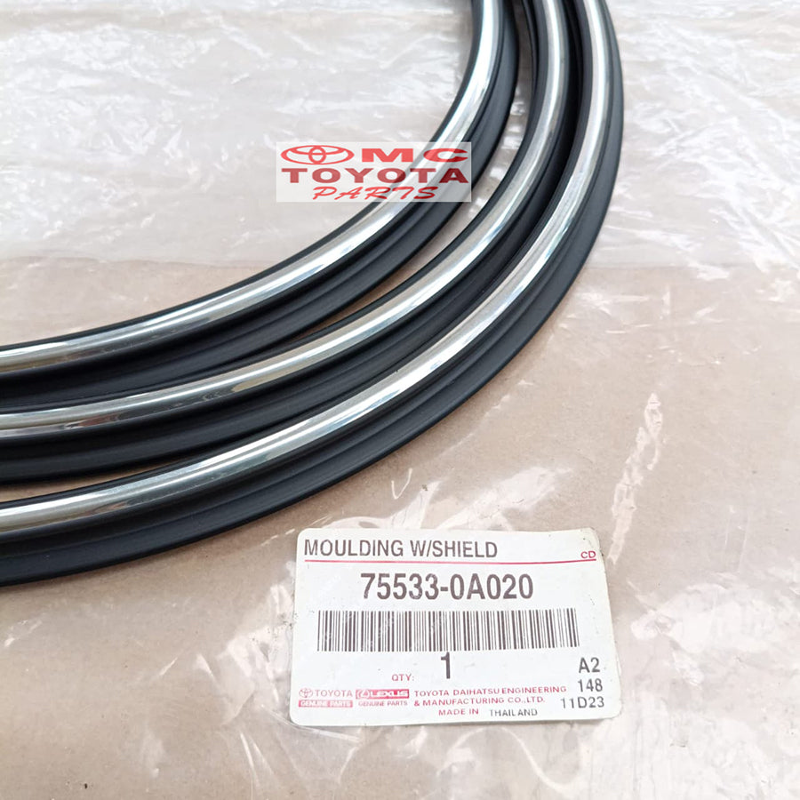 List Kaca Depan Soluna Gli Original Toyota 75533-0A020 Lis Kaca Depan Karet Kaca Depan Soluna Gli Moulding Windshield