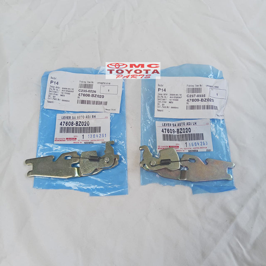 Stelan Adjuster Kampas Rem Belakang Kanan Kiri Ayla Agya 2013-2021 Original 47608-BZ020 47609-BZ020