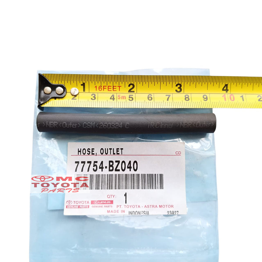 Selang Ventilasi Hose Canister Outlet Avanza Xenia Rush Terios Matic Original 77754-BZ040 Selang Hose Outlet Ventilasi Hose Charcoal Canister Outlet