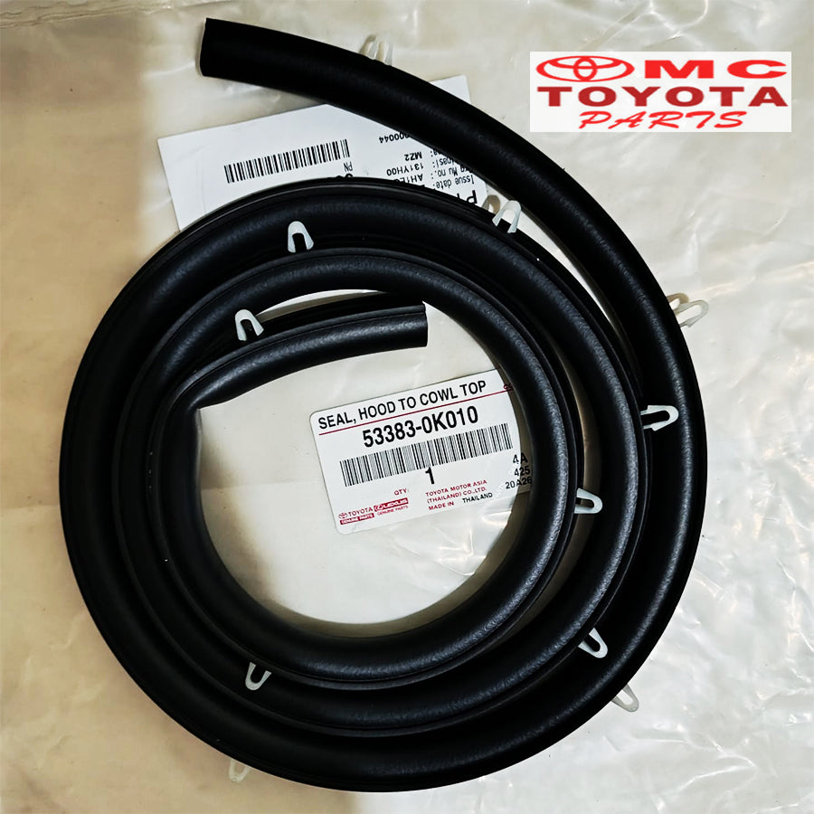 Karet Kap Mesin Bagian Belakang Fortuner Hilux 53383-0K010 Original