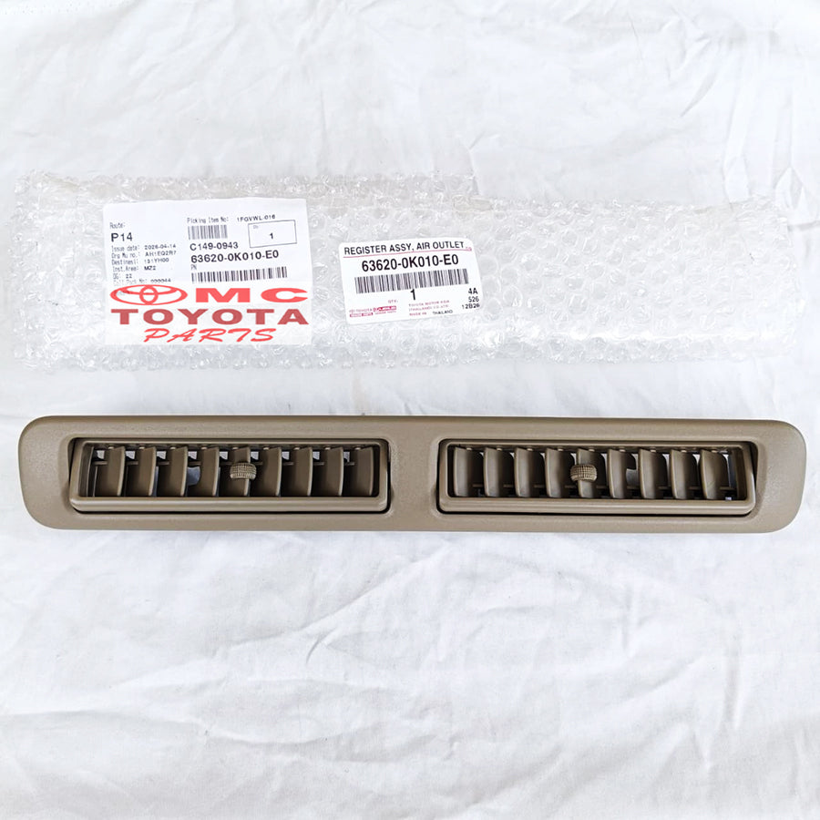 Kisi Kisi AC Belakang Toyota Fortuner 2008-2016 Original 63620-0K010-E0 Register Assy Air Outlet