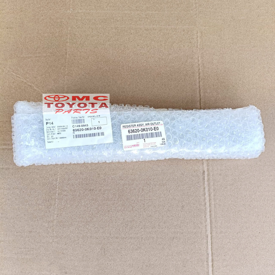 Kisi Kisi AC Belakang Toyota Fortuner 2008-2016 Original 63620-0K010-E0 Register Assy Air Outlet