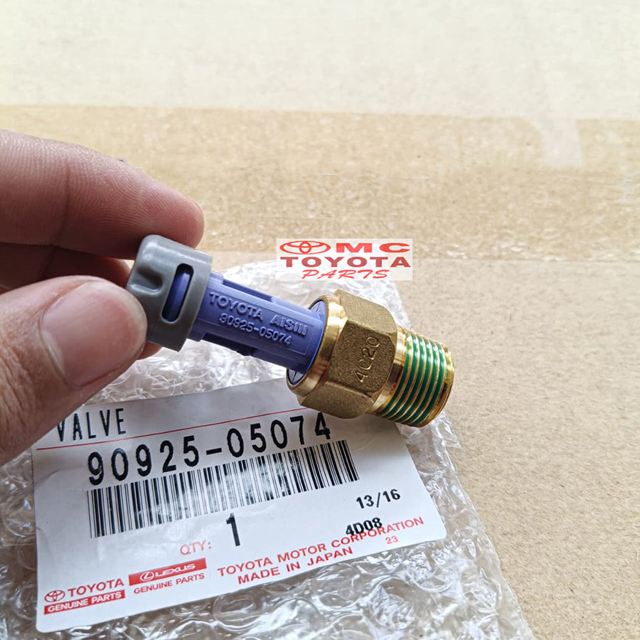Valve Bimetal Kijang Kapsul Bensin 7K 1997-2006 Original Toyota 90925-05074 Valve Bimetal Ungu Vakum Vacum Switch Vacuum Ungu Sensor RPM Switch Ungu Purple