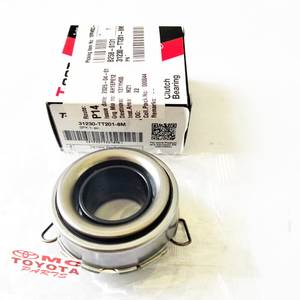 Drag Dek Laher Bearing Deklaher  Bearing Kopling Clutch Xenia Terios GrandMax Asli ORI Original T-OPT 31230-TT201-8M Genuine Parts
