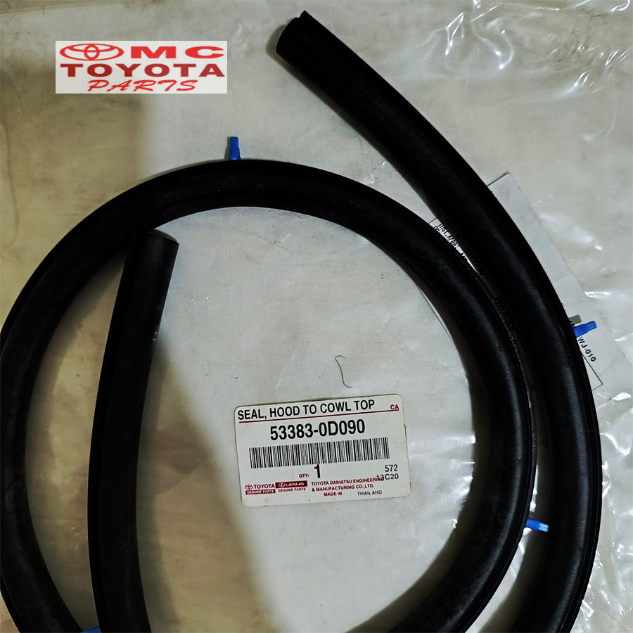 Karet Kap Mesin Karet Louver Cowl New Vios 53383-0D090 Original