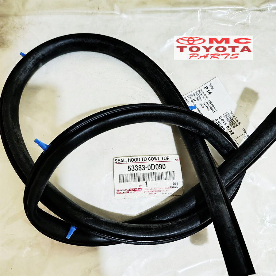 Karet Kap Mesin Karet Louver Cowl New Vios 53383-0D090 Original