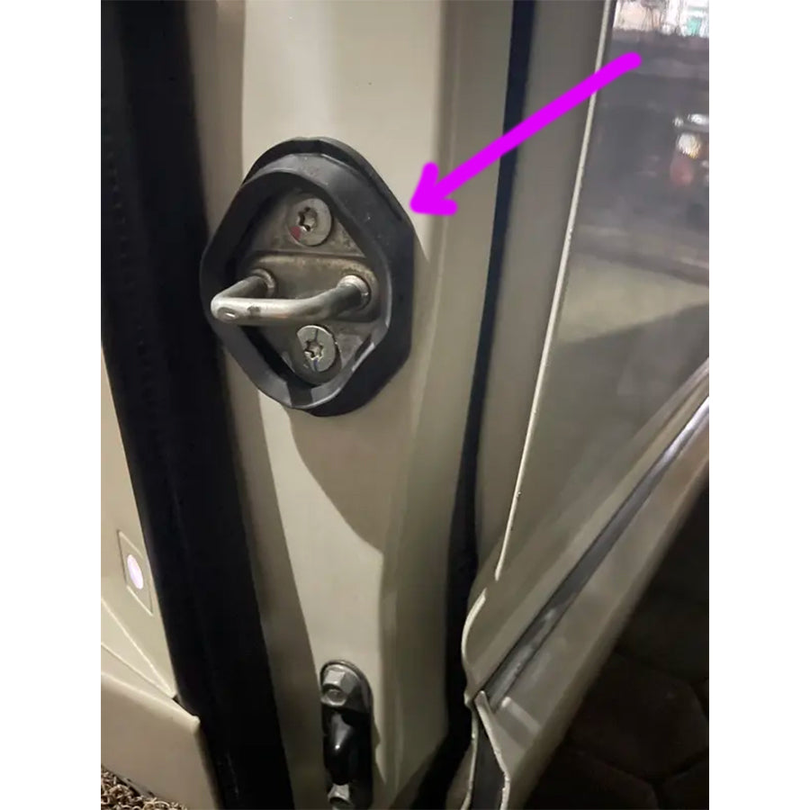 Cover Striker Door Lock Pintu Sliding Door Toyota Sienta Alphard Vellfire Noah Voxy Hiace Original 69486-15020 Cover Karet Sticker Pintu Sliding Door Tutup Stiker Striker Pintu Sliding Cover Rubber
