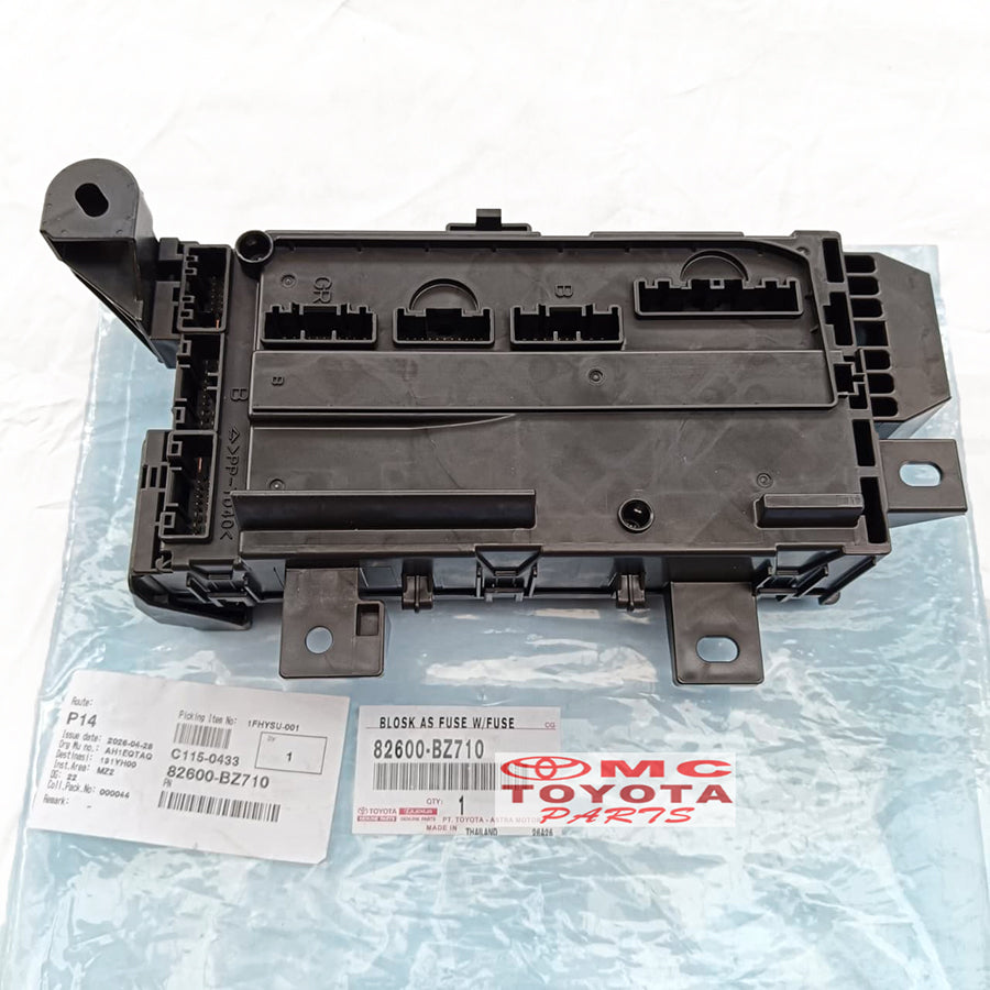 Box Sekring Grand Avanza Veloz Xenia Kode U Original 82600-BZ710 Fuse Box Sekring Sikring BCM Rumah Box Sekring Bok Skring