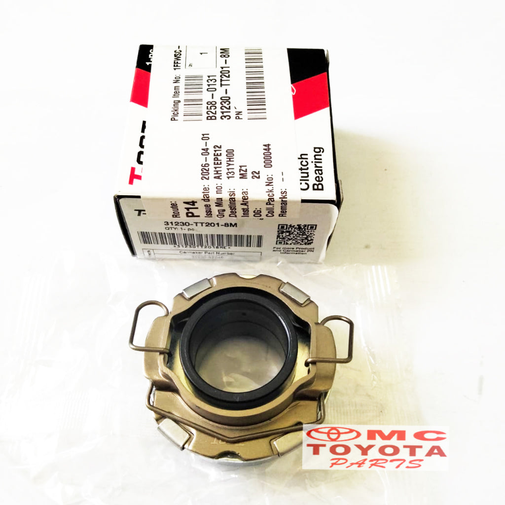 Drag Dek Laher Bearing Deklaher  Bearing Kopling Clutch Xenia Terios GrandMax Asli ORI Original T-OPT 31230-TT201-8M Genuine Parts