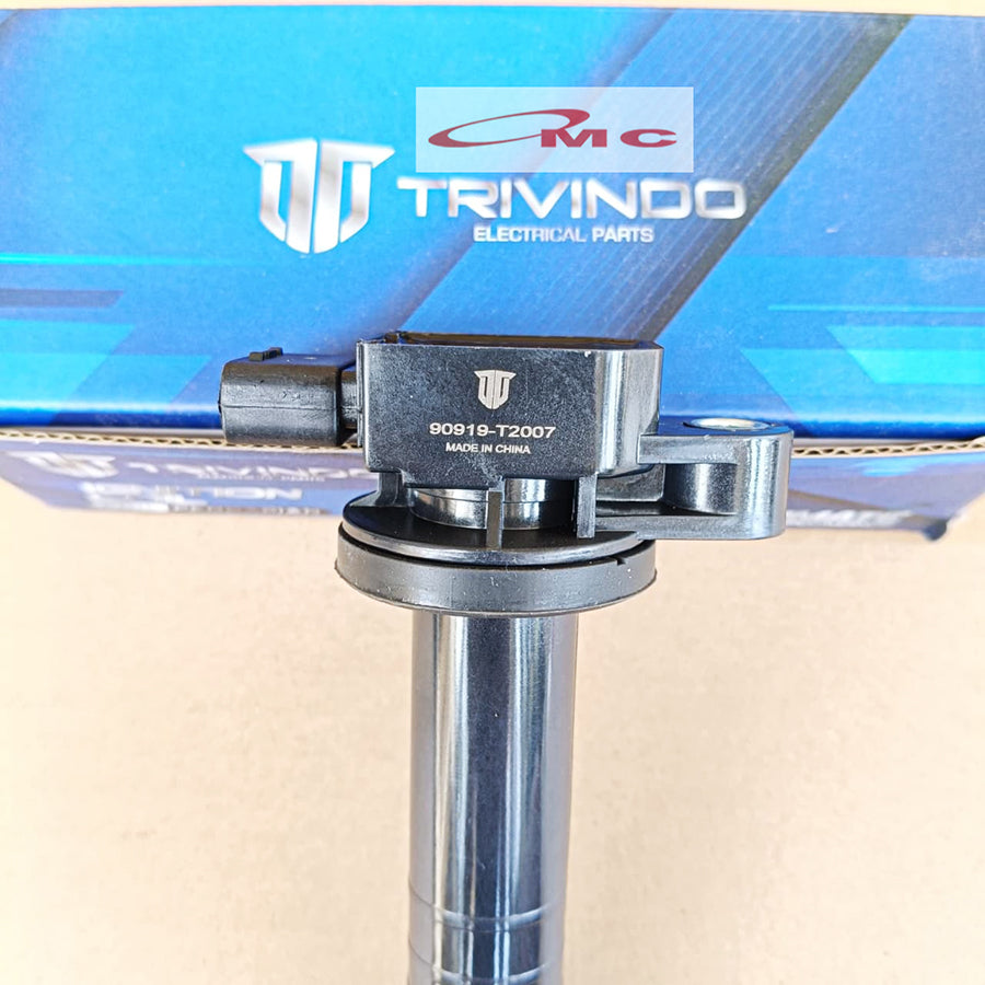 Coil Ignition Toyota Vios gen 1-3 Yaris Corolla Altis Soluna Prius 90919-T2007 Trivindo Koil Pengapian Ignition Coil Koil Busi