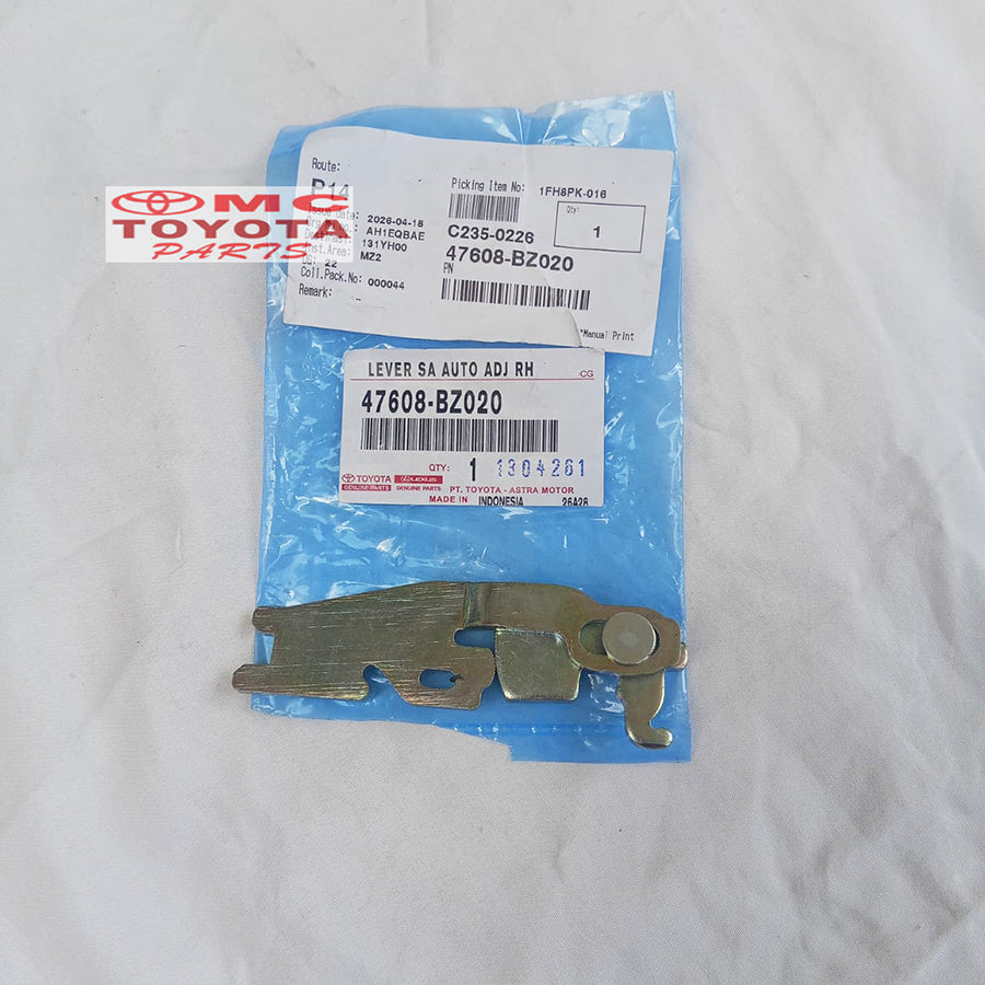 Stelan Adjuster Kampas Rem Belakang Kanan Kiri Ayla Agya 2013-2021 Original 47608-BZ020 47609-BZ020