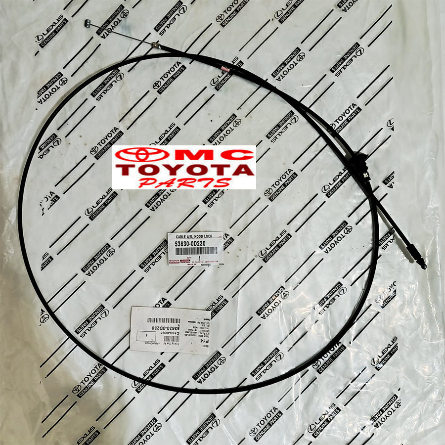 Kabel Sling Tarikan kap Mesin Depan New Yaris All New Vios Original 53630-0D230