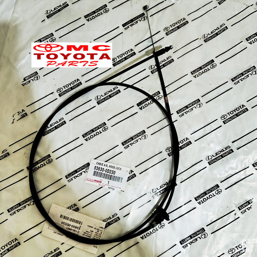 Kabel Sling Tarikan kap Mesin Depan New Yaris All New Vios Original 53630-0D230