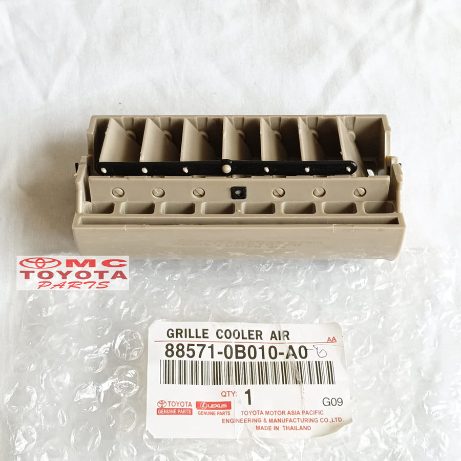 Kisi AC Double Blower Kijang Kapsul Kijang LGX Kijang Krista Cream 88571-0B010-A0-G Kisi-Kisi AC Ivory Krem